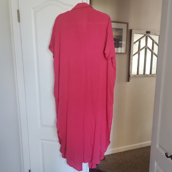 Raviya Raspberry Swimsuit Cover Up, Size Medium - Picture 5 of 6